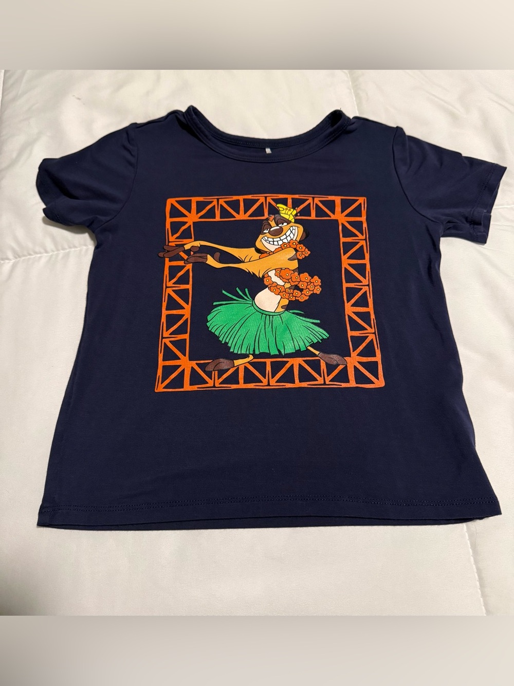 Disney Posh Peanut Lion King Timon Hula Hoop Short Sleeve Shirt — Size 3/4T